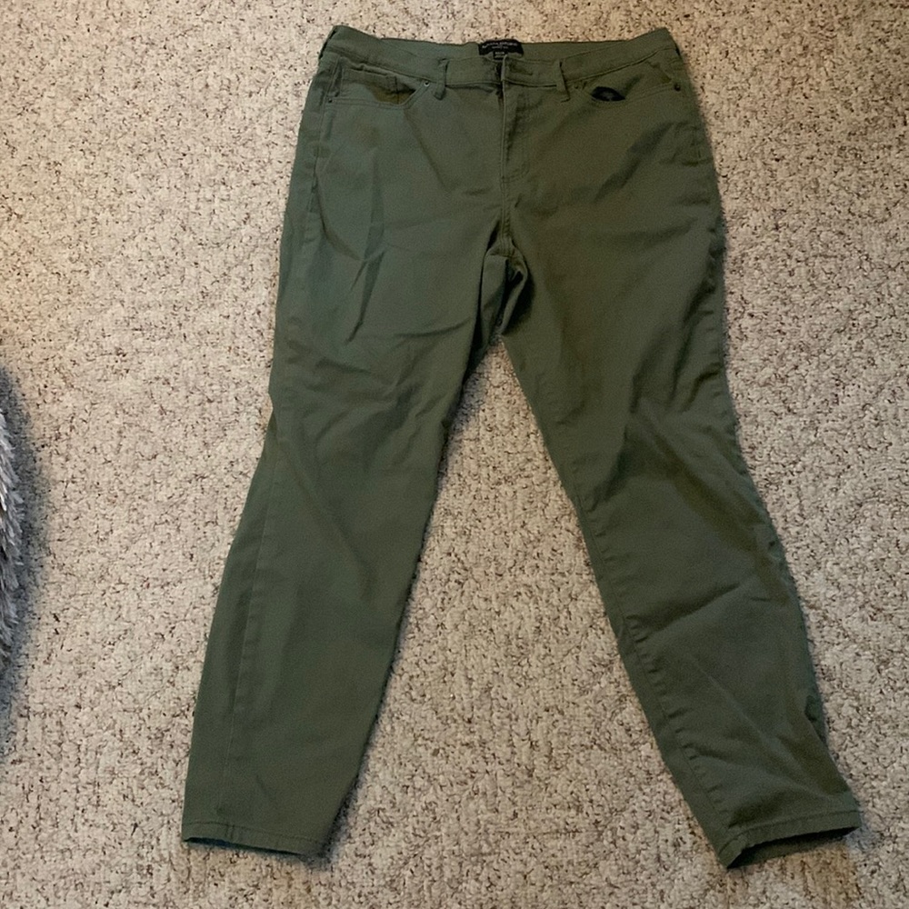 Banana Republic Olive Green Jeans